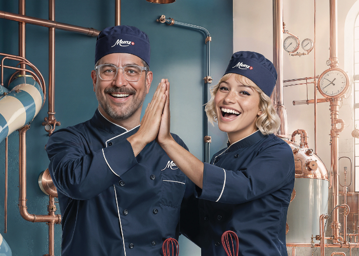 Munz Schoggi-Tüftler im Labor