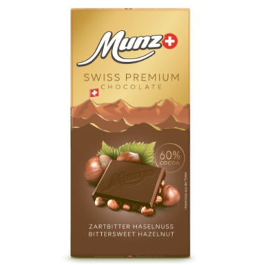 Munz Swiss Premium Zartbitter Haselnuss