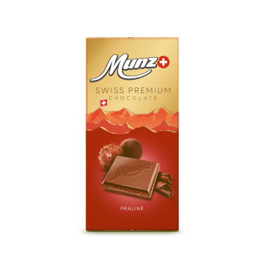 Munz Swiss Premium Praliné 100g