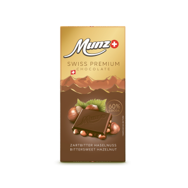 Munz Swiss Premium Zartbitter Haselnuss