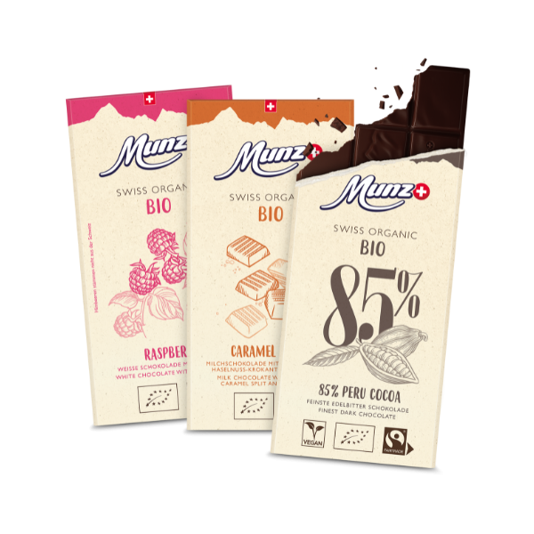 Chocolat Suisse Munz Lait&Noisettes MUNZNOIS : Coopérative la